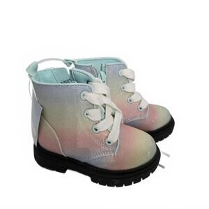 Boots / Rainbow Glitter Boots / Kid's 10 / Cate & Jack / New